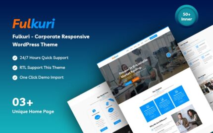 Fulkuri - Corporate Business WordPress Theme