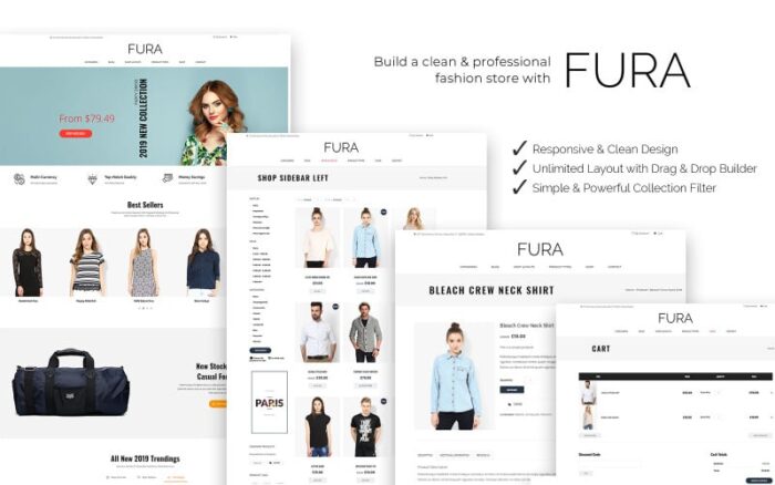 Fura - Tema WooCommerce Fashion Bersih