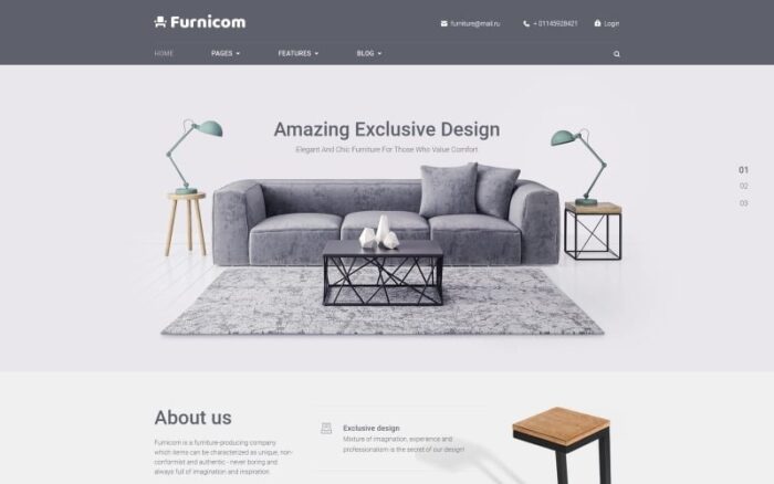 Furnicom - Tema WordPress Toko Mebel