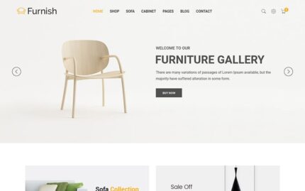 Furnish - Template Situs Web Perabotan Minimalis