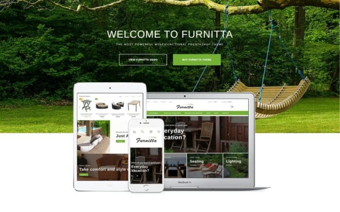 Furnitta - Tema PrestaShop Perabotan Luar Ruang