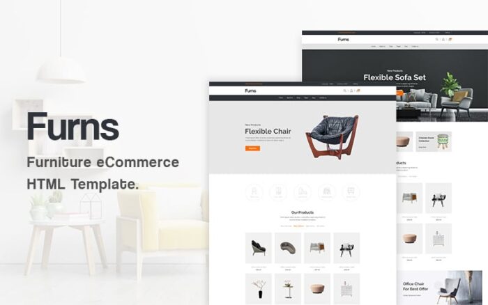 Furns - Template Situs Web Bootstrap5 eCommerce Furnitur