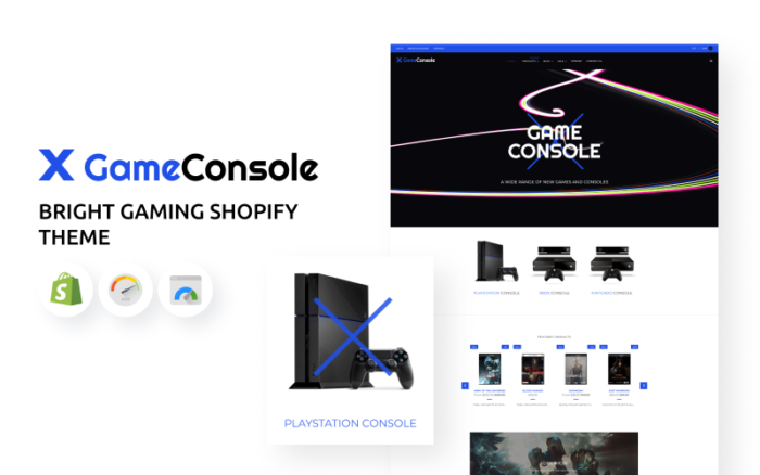 Konsol Game - Tema Shopify Gaming Cerah