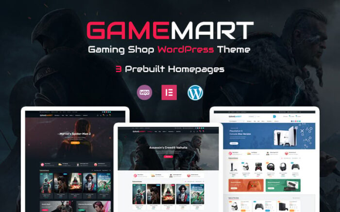 GameMart - Tema WordPress WooCommerce Toko Game