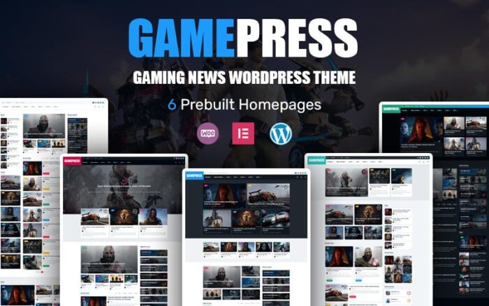 GamePress - Tema WordPress Berita Game