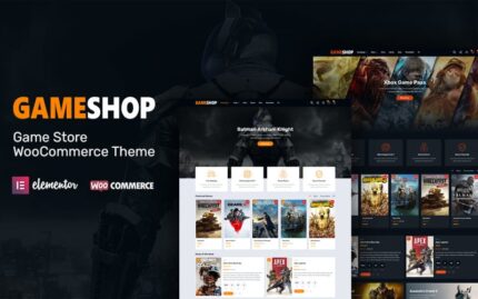 GameShop - Game Store WooCommerce WordPress Theme