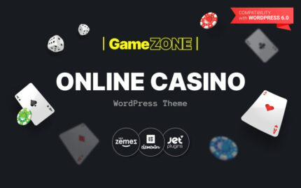 GameZone - Online Casino WordPress theme