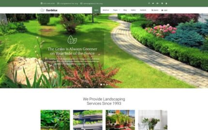 Gardelux - Templat Joomla Studio Lanskap