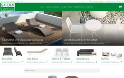 Garden Furniture  Sheds Magento Theme