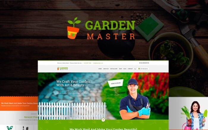 Garden Master - Template Situs Web Berkebun