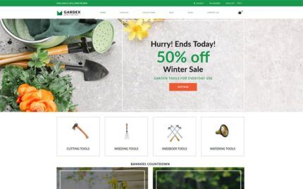 Gardex - Gardening Clean Shopify Theme