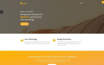 Gas & Oil Responsive Joomla Template