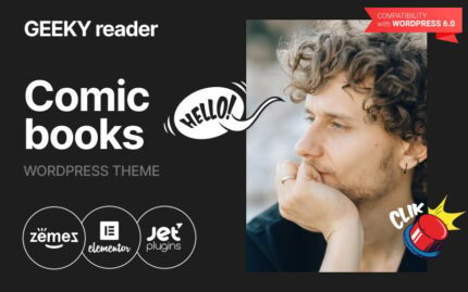 Geeky Reader - WordPress Comic Books Theme