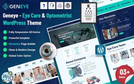 Geneye - Tema WordPress Perawatan Mata & Dokter Mata