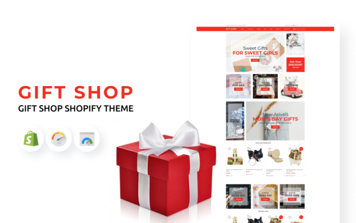 Tema Shopify Toko Hadiah untuk Situs Web eCommerce