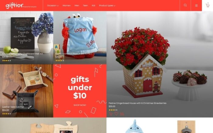 Giftior - Tema Magento Toko Hadiah