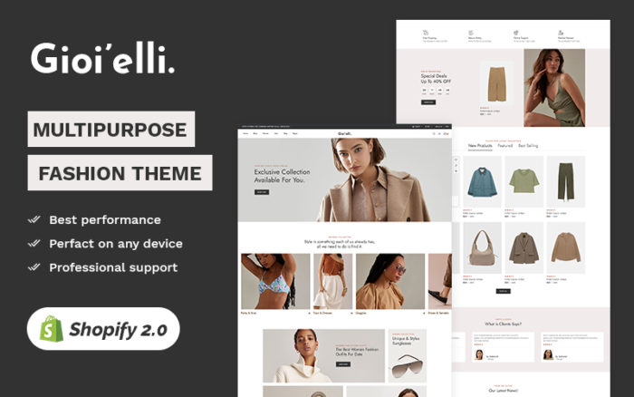 Gioielli - Fashion & Aksesori Tema Responsif Serbaguna Shopify 2.0 Tingkat Tinggi