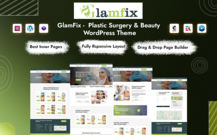 GlamFix -  Plastic Surgery & Beauty WordPress Theme