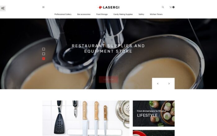 Glasergi - Tema PrestaShop Peralatan Masak & Perkakas