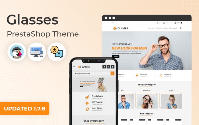 Glasses - MultiPurpose Responsive Prestashop Theme