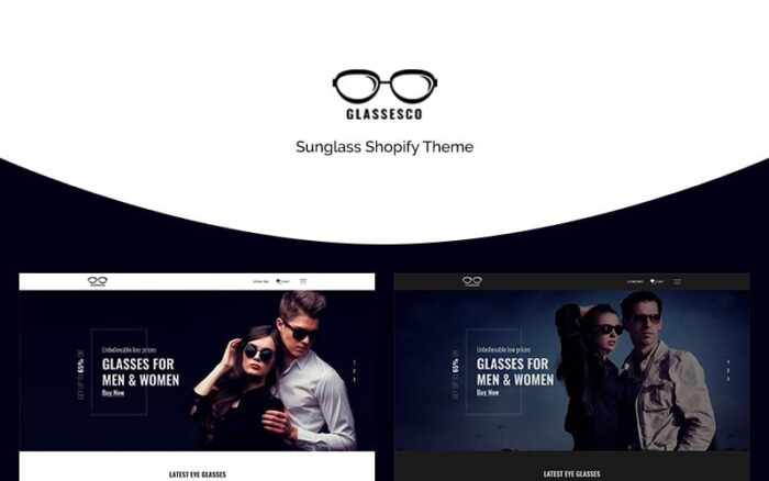 Glassesco - Tema Shopify Toko Kacamata