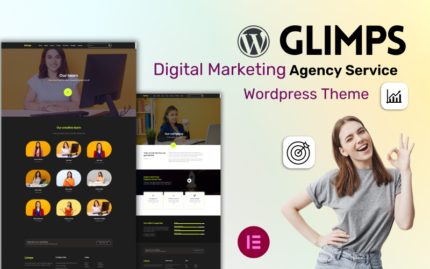 Glimps Tema WordPress Agensi Pemasaran Digital