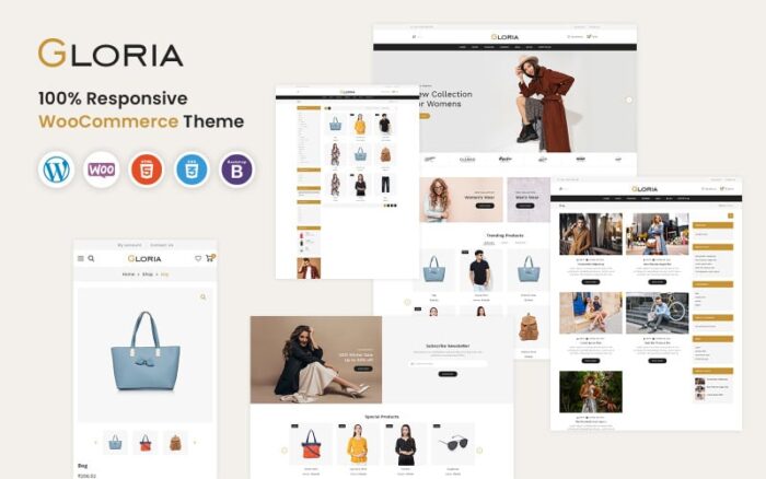 Gloria - Responsive WooCommerce Template