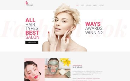 Glosstyle - Beauty Salon WordPress Elementor Theme