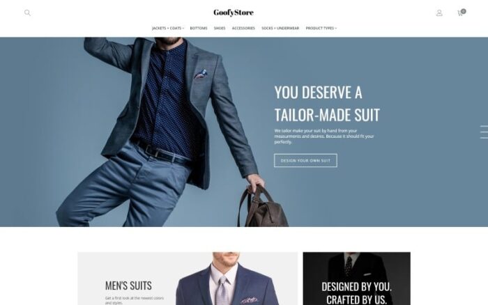 GloStore - AMP Men's Fashion Magento Theme