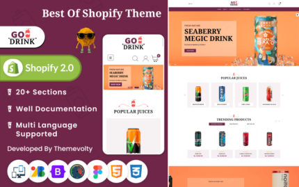 Go Drink - Mega Drinks Shopify 2.0 Responsive theme