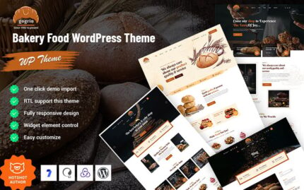 Gogrin - Tema WordPress Makanan Roti