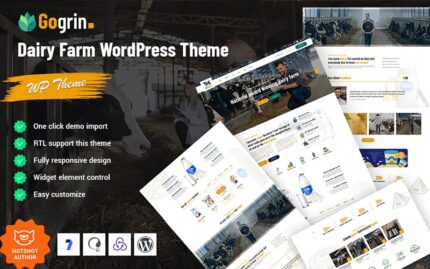 Gogrin - Dairy Farm WordPress Theme