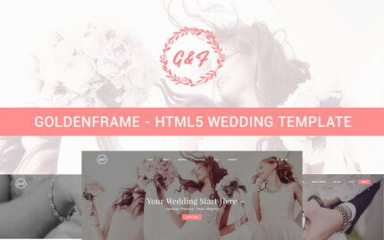 Goldenframe - Wedding Website Template