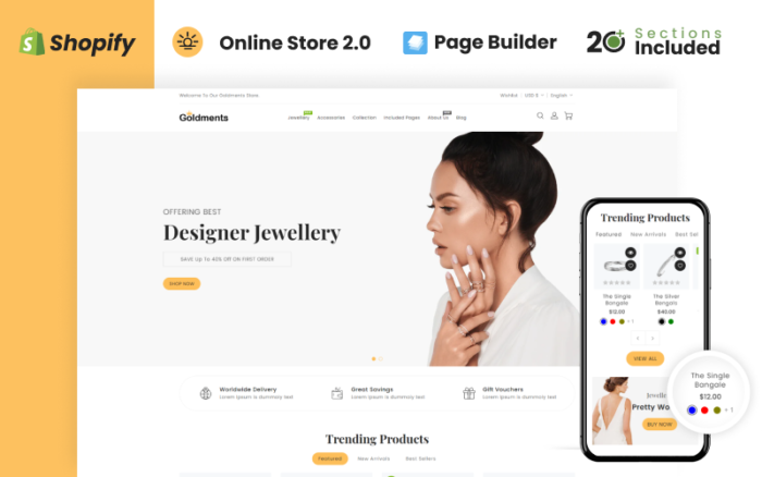 Tema Shopify Toko Perhiasan Goldments OS 2.0