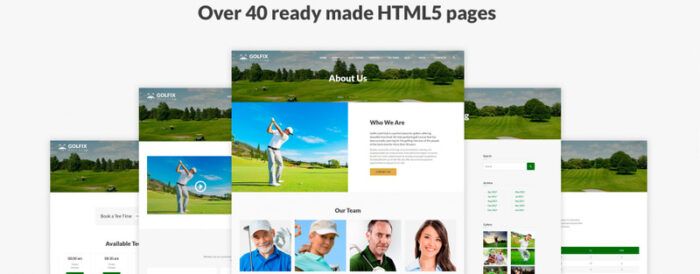 Golfix - Template Situs Web HTML Multihalaman Klub Golf - Fitur Gambar 4