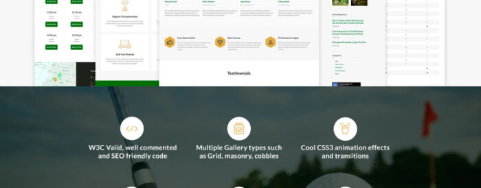 Golfix - Template Situs Web HTML Multihalaman Klub Golf - Fitur Gambar 5