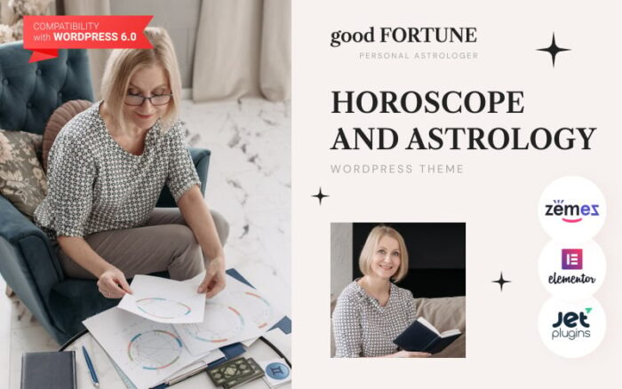 Good Fortune - Tema WordPress Horoskop dan Astrologi