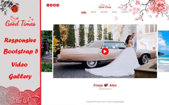Good Times - Galeri Video HTML Bootstrap 5 Template Situs Web