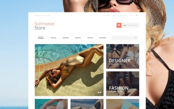 Gorgeous Swimwear Magento Theme