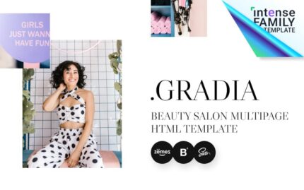 Gradia - Beauty Salon HTML5 Website Template