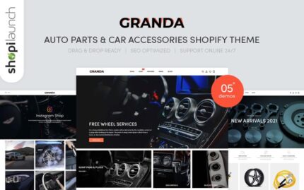 Granda - Auto Parts And Car Accessories Shopify Theme