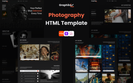 Graphiks - Portfolio Photography HTML Template