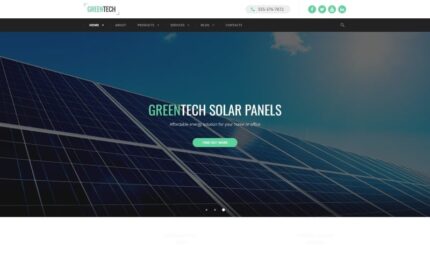 Green Tech Website Template