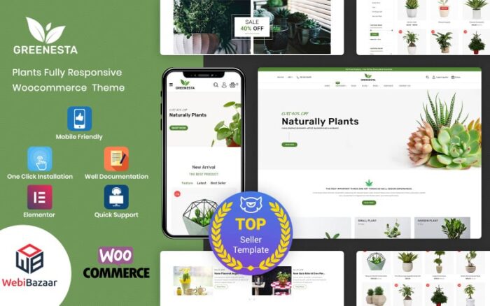 Greenesta Organic - Food & Grocery Store WooCommerce Theme