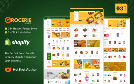 Grocerie Mart - Fresh Food & Grocery Store Shopify Theme