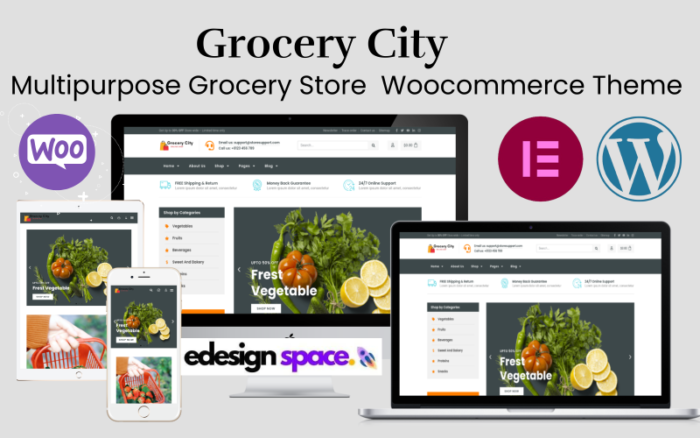 Grocery City - Toko Kelontong Serbaguna Atau Toko Tema Woocommerce Dan Wordpress