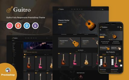 Guitro - Music PrestaShop Template