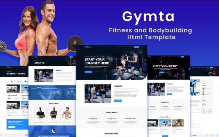 Gymta - Template Situs Web Html Kebugaran & Binaraga