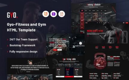 Gyo - Fitness and Gym  Website Template