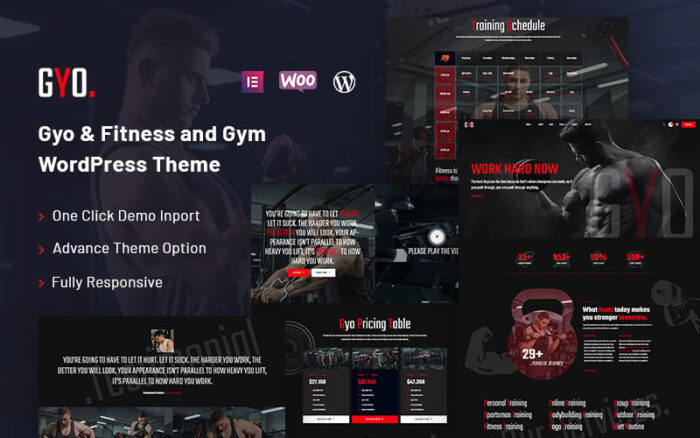 Gyo - Tema WordPress Kebugaran dan Gym